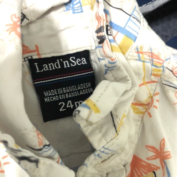 Kids OshKosh B'gosh Navy White Plaid Shirt and other variety - Picture 3 of 6